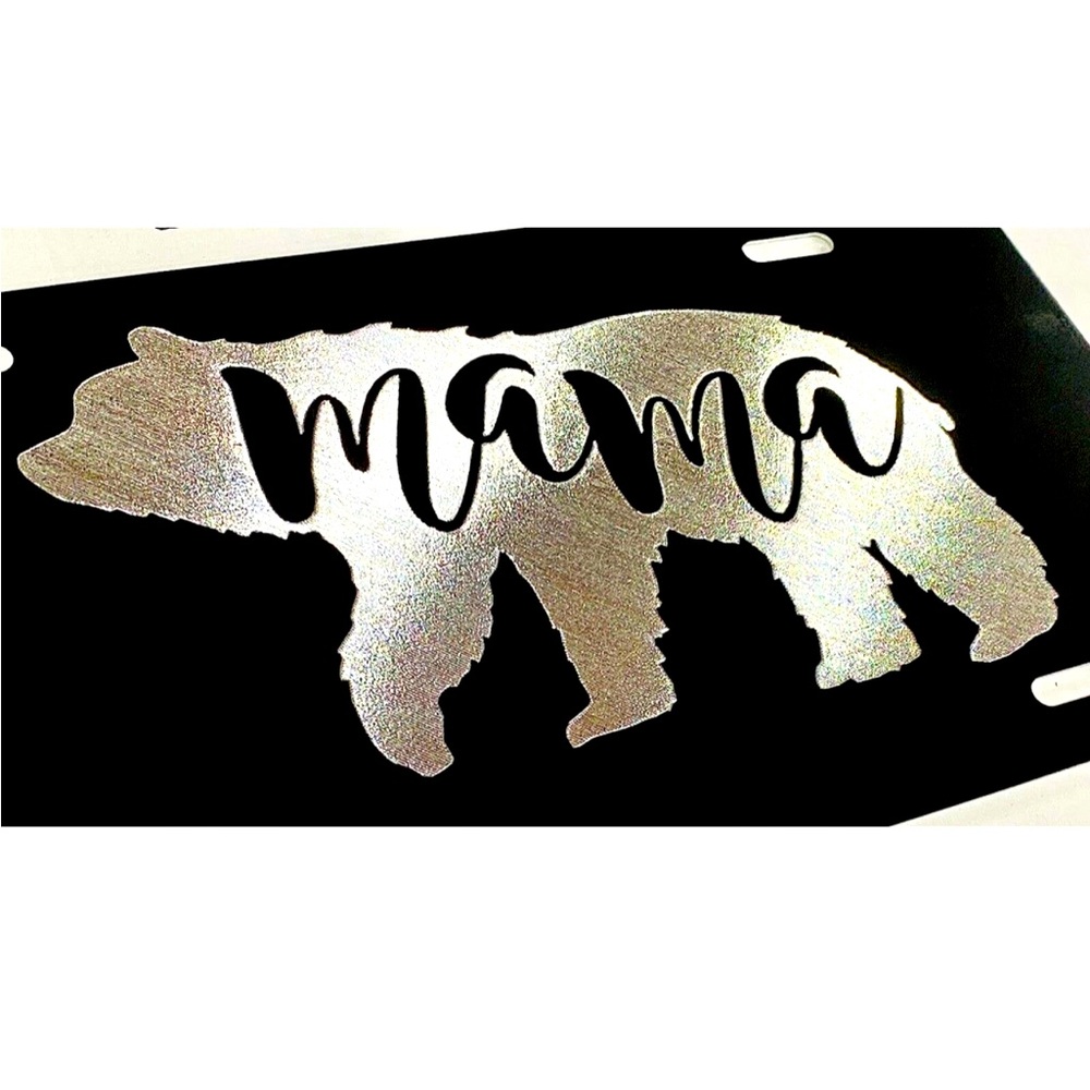 Mama bear license plate